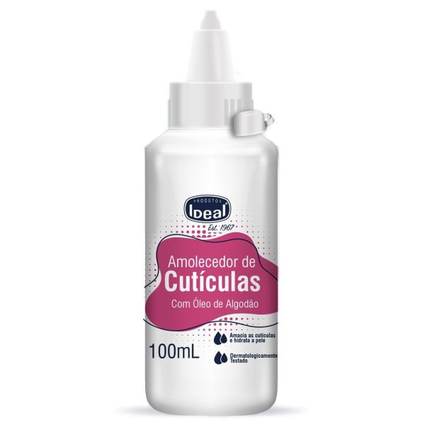 Amolecedor de Cutículas Óleo de Algodão Ideal 100ml
